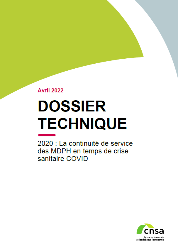 Rapport MDPH. 2020 : La continuité de service des MDPH en temps de crise sanitaire COVID - accessible (PDF, 2.44 Mo)