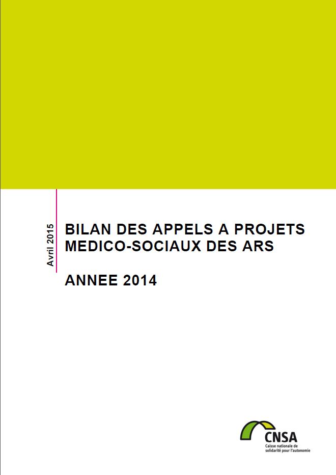 BIlan des appels à projets 2014 (PDF, 3.41 Mo)