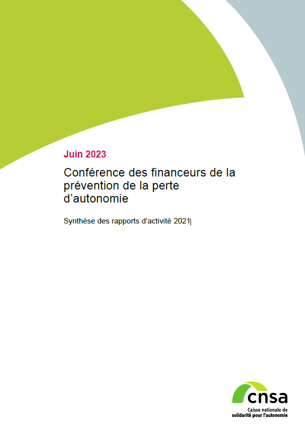 Conférence des financeurs de la prévention de la perte d’autonomie. Synthèse des rapports d’activité 2021 - accessible (PDF, 3.21 Mo)
