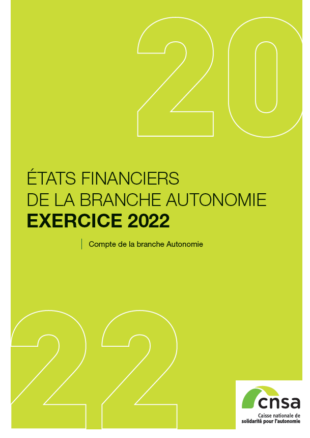 États financiers de la branche Autonomie - Exercice 2022 (PDF, 2.12 Mo)