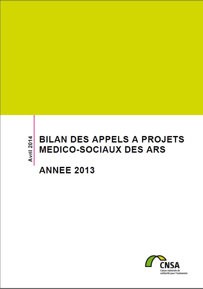 Bilan des appels à projets médico-sociaux 2013 (PDF, 609.29 Ko)
