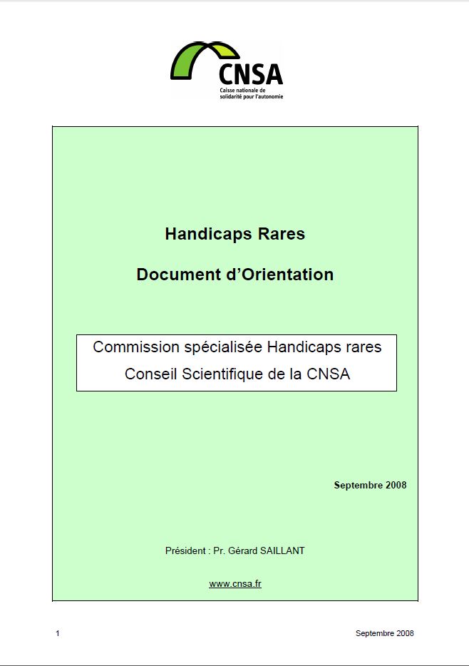 Document orientation commission handicaps rares - septembre 2008 (PDF, 593.48 Ko)
