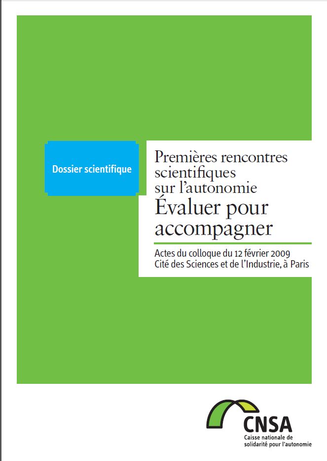 Actes des 1es rencontres scientifiques : Evaluer pour accompagner (PDF, 1.27 Mo)