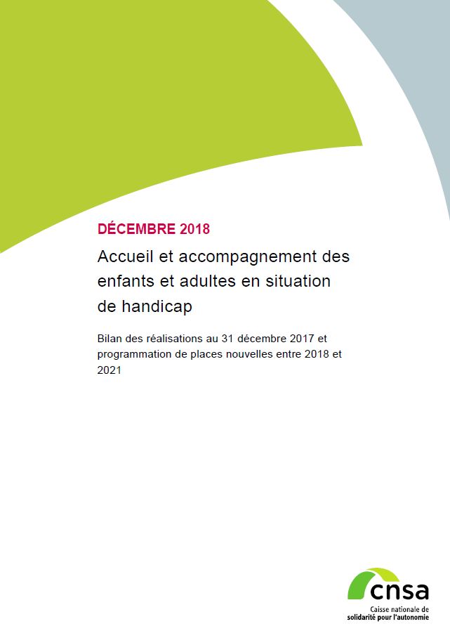 Accueil et accompagnement des personnes handicapées : bilan au 31 décembre 2017 (ZIP, 4.34 Mo)