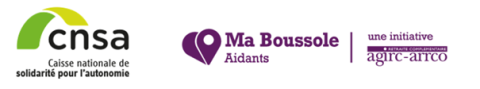 Logos CNSA, Ma Boussole Aidants, Agirc-Arrco